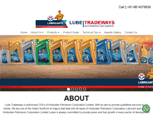 Tablet Screenshot of lubetradeways.com